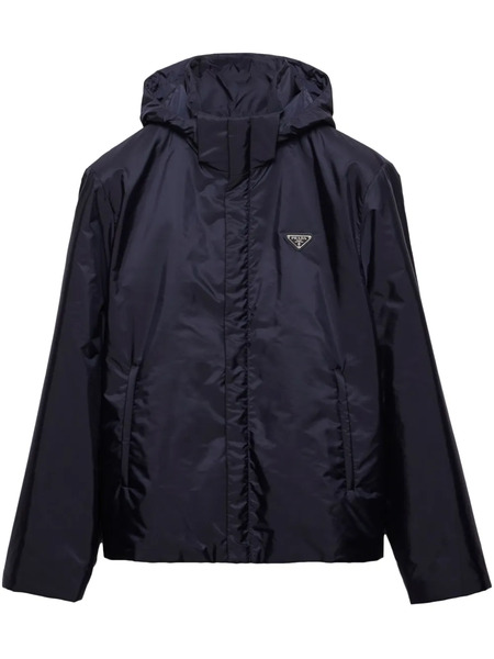  Prada Logo-plaque Jacket - Blue 