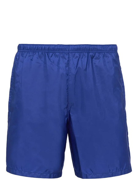 Prada Logo-print Swim Shorts - Blue 