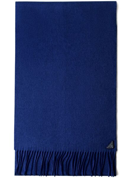  Prada Logo Scarf - Blue 