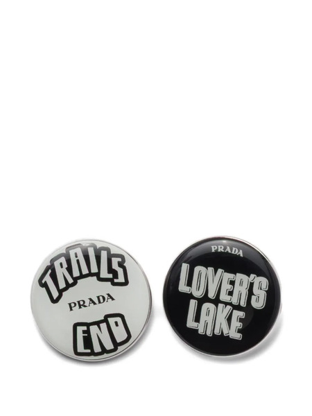  Prada Metal Pins - Silver 