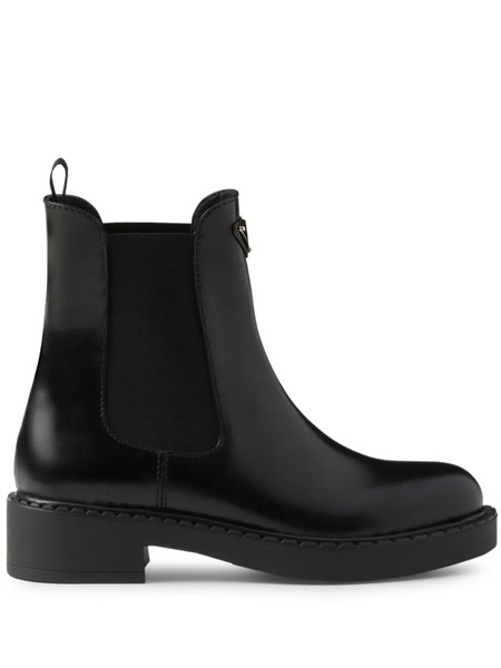  Prada 50mm Chelsea Boots - Black 