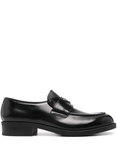  Prada 50mm Chocolate Loafers - Black 