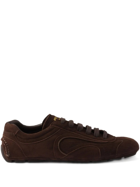  Prada Montecarlo Re-edition 2005 Suede Sneakers - Brown 