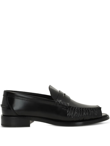  Prada Open-toe Loafers - Black 