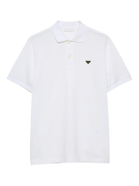 Prada Piqué Polo Shirt - White 