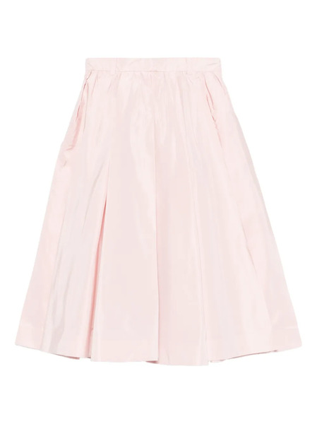  Prada Pocketed Midi A-line Skirt - Pink 