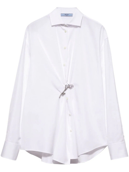  Prada Poplin Shirt - White 