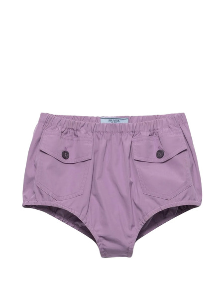  Prada Poplin Shorts - Purple 