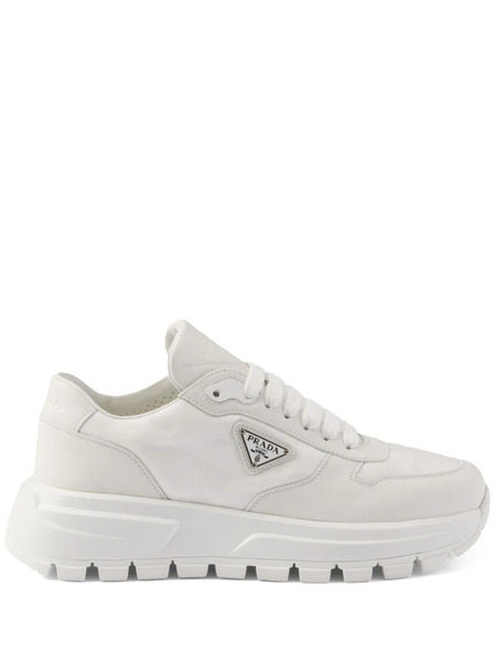  Prada Prax 01 Re-nylon And Leather Sneakers - White 