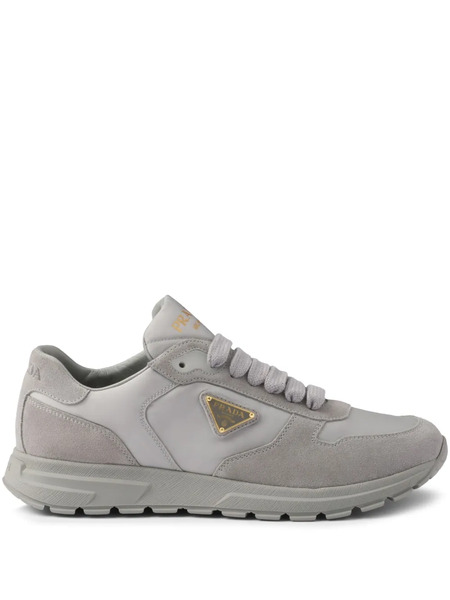  Prada Prax 2.0 Suede Sneakers - Grey 