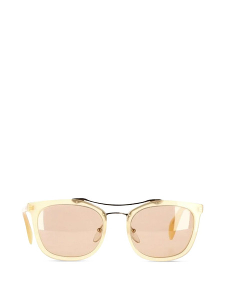  Prada Pre-owned Pilot-frame Sunglasses - Neutrals 