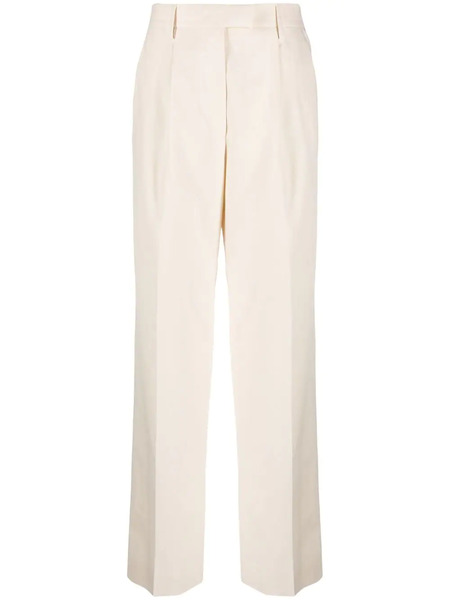  Prada Pressed-crease Tailored Trousers - Neutrals 