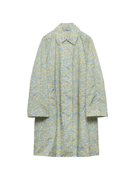  Prada Printed Re-nylon Raincoat - Blue 