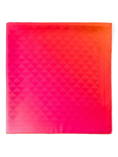  Prada Printed Silk Scarf - Pink 