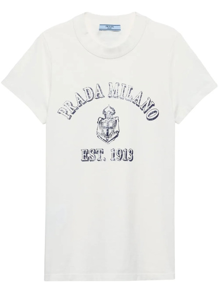  Prada Printed T-shirt - White 