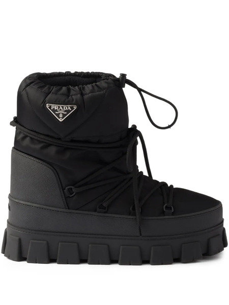  Prada Quilted Après Ski Boots - Black 