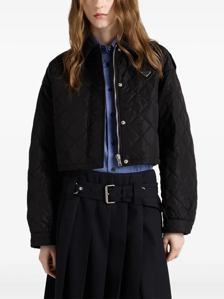  Prada Quilted Jacket - Black 
