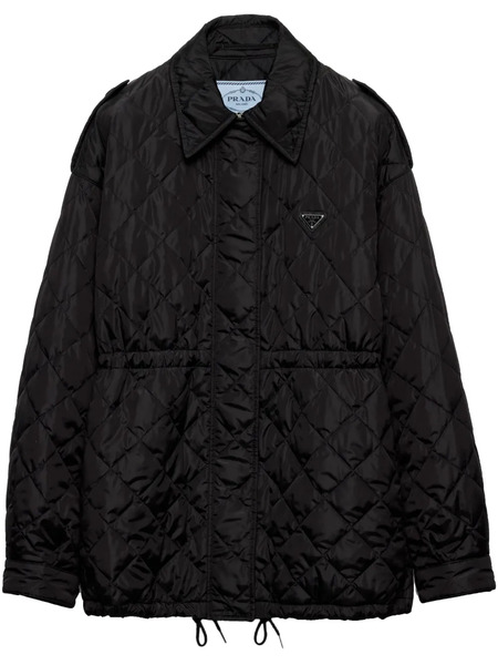  Prada Re-nylon Blouson Jacket - Black 