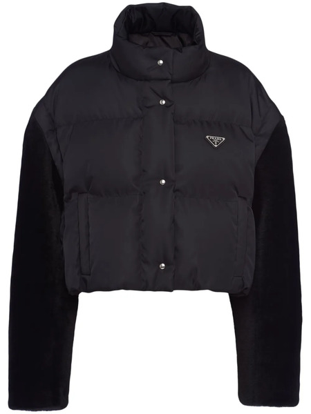  Prada Re-nylon Down Jacket - Black 