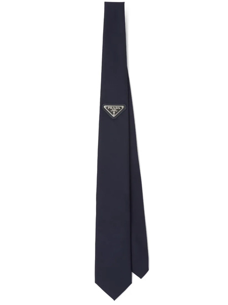  Prada Re-nylon Gabardine Tie - Blue 