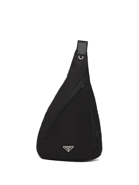  Prada Re-nylon Logo-plaque Backpack - Black 