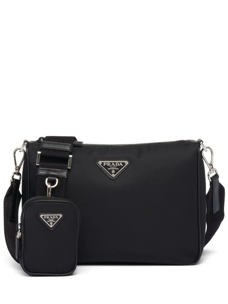  Prada Re-nylon Messenger Bag - Black 
