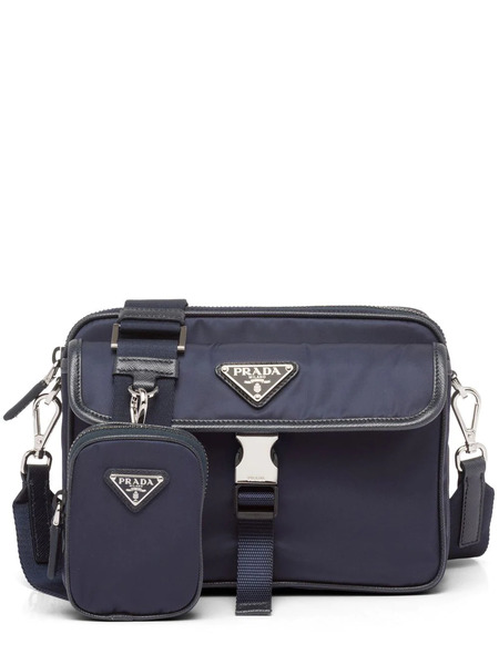  Prada Re-nylon Pouch Crossbody Bag - Blue 