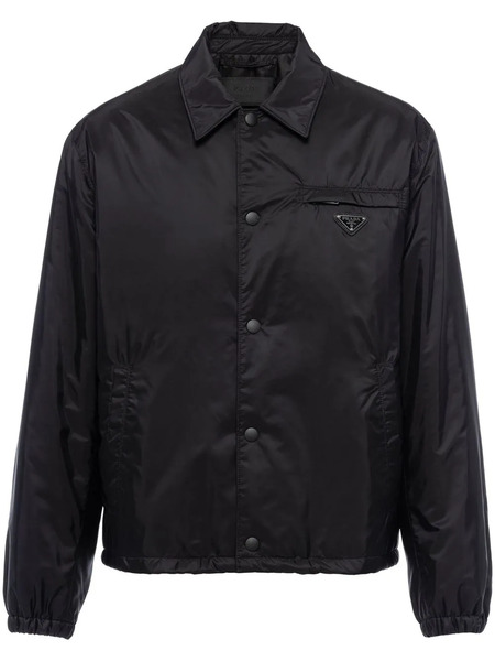  Prada Re-nylon Shirt Jacket - Black 