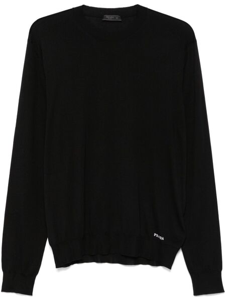  Prada Recycled-silk Sweater - Black 