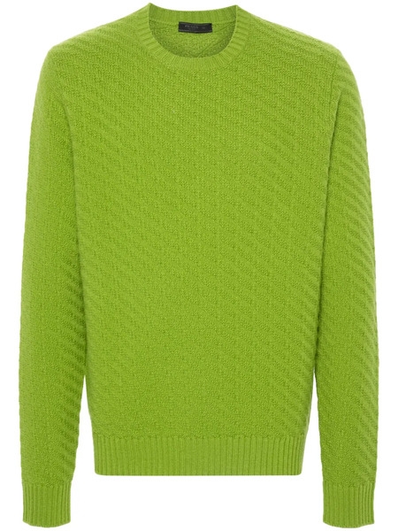  Prada Ribbed-knit Jumper - Green 