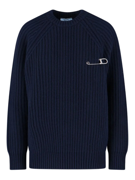  Prada Ribbed Sweater - Blue 
