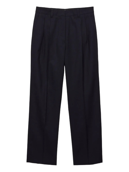  Prada Rush-stitch Trousers - Blue 