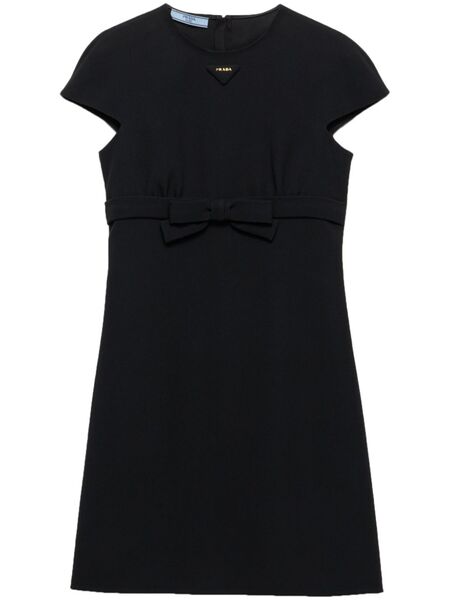  Prada Sablé Mini Dress - Black 