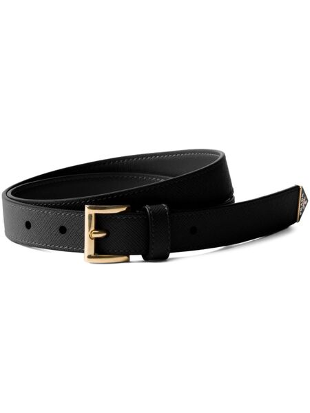  Prada Saffiano Leather Belt - Black 