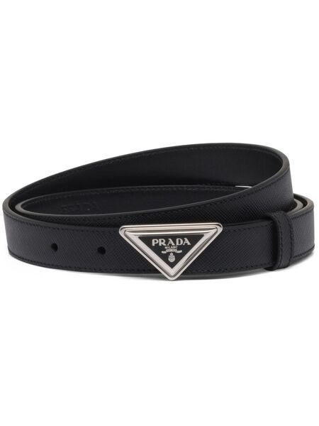  Prada Saffiano-leather Belt - Black 