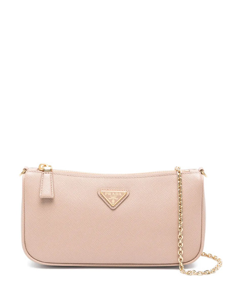  Prada Saffiano-leather Cross Body Bag - Pink 