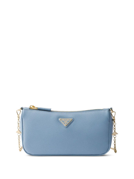  Prada Saffiano-leather Mini Bag - Blue 