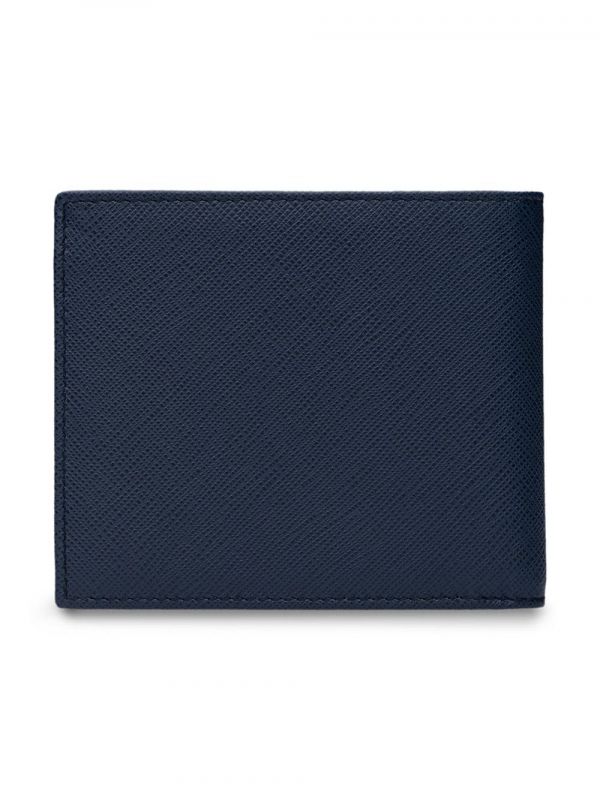 Prada Saffiano Leather Wallet - Blue 