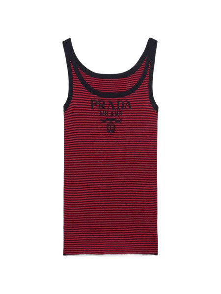  Prada Silk Tank Top - Red 