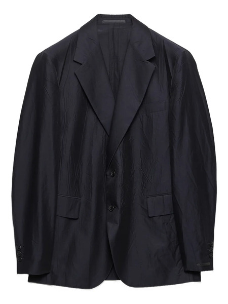 Prada Single-breasted Blazer - Blue 