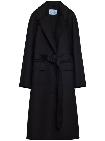  Prada Single-breasted Coat - Black 