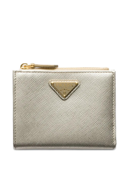  Prada Small Leather Wallet - Gold 