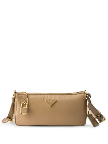  Prada Small Re-nylon Shoulder Bag - Neutrals 