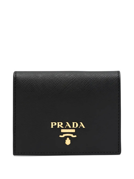  Prada Small Saffiano Leather Wallet - Black 