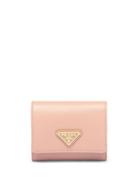  Prada Small Saffiano Leather Wallet - Pink 