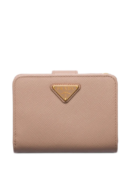 Prada Small Triangle-logo Wallet - Pink 