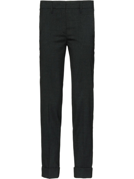  Prada Stretch Natté Trousers - Grey 