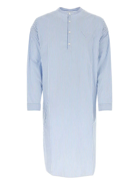  Prada Striped Cotton Shirt - Blue 