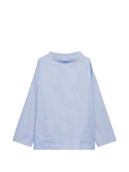  Prada Striped Pocket Shirt - Blue 