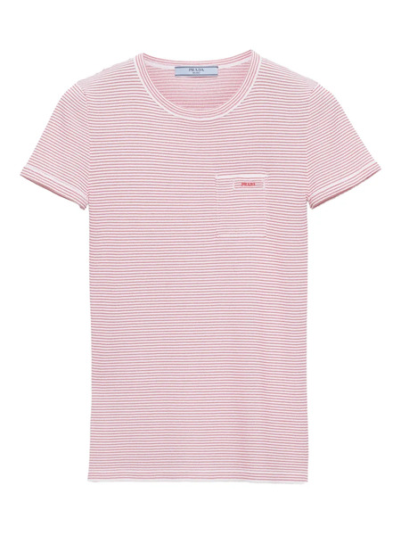  Prada Striped T-shirt - White 